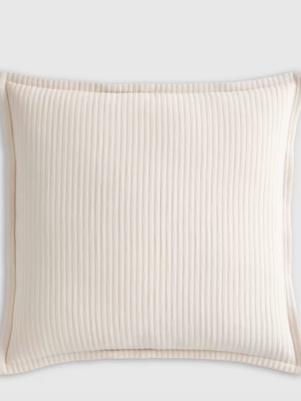 New Organic Cotton Matelasse Euro Sham Sand Ivory